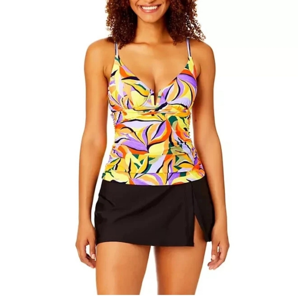 3/$20 Anne Cole Takini ONLY In The Pattern Sea Grass Underwire XXL